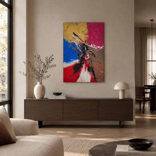 MABI Collection - Felici di presentarvi la nostra prima collezione di quadri astratti.

Questa realizzazione nasce dall’incontro tra acrilico materico e fluid painting: strati di colore densi e corposi si incontrano con colature, pennellate e pigmenti fluidi, dando vita a una superficie dinamica, in continuo movimento.

MABI Collection
Titolo:Convergence
Tecnica:Acrylic & Fluid Painting
Formato:100 × 150 cm

Vi aspettiamo in store per scoprirla dal vivo.

#arteecornici #mabi #abstractart #abstractpainting