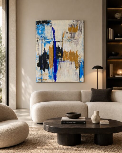 MABI Collection - RESONANCE
Una nuova opera della MABI Collection, dove materia, colore e gesto si incontrano in un equilibrio dinamico.
Il blu intenso, le tonalità calde e i contrasti materici costruiscono una superficie viva, pensata per catturare lo sguardo e trasformare lo spazio.

La sua dimensione importante, 150 × 200 cm, amplifica la forza dell’opera e la rende protagonista dell’ambiente.
Titolo: Resonance
Tecnica: Acrylic
Formato: 150 × 200 cm
Una presenza importante, da scoprire dal vivo in store.

#arteecornici #mabi #mabicollection #resonance #abstractart abstractpainting fluidpainting acrylicpainting artecontemporane